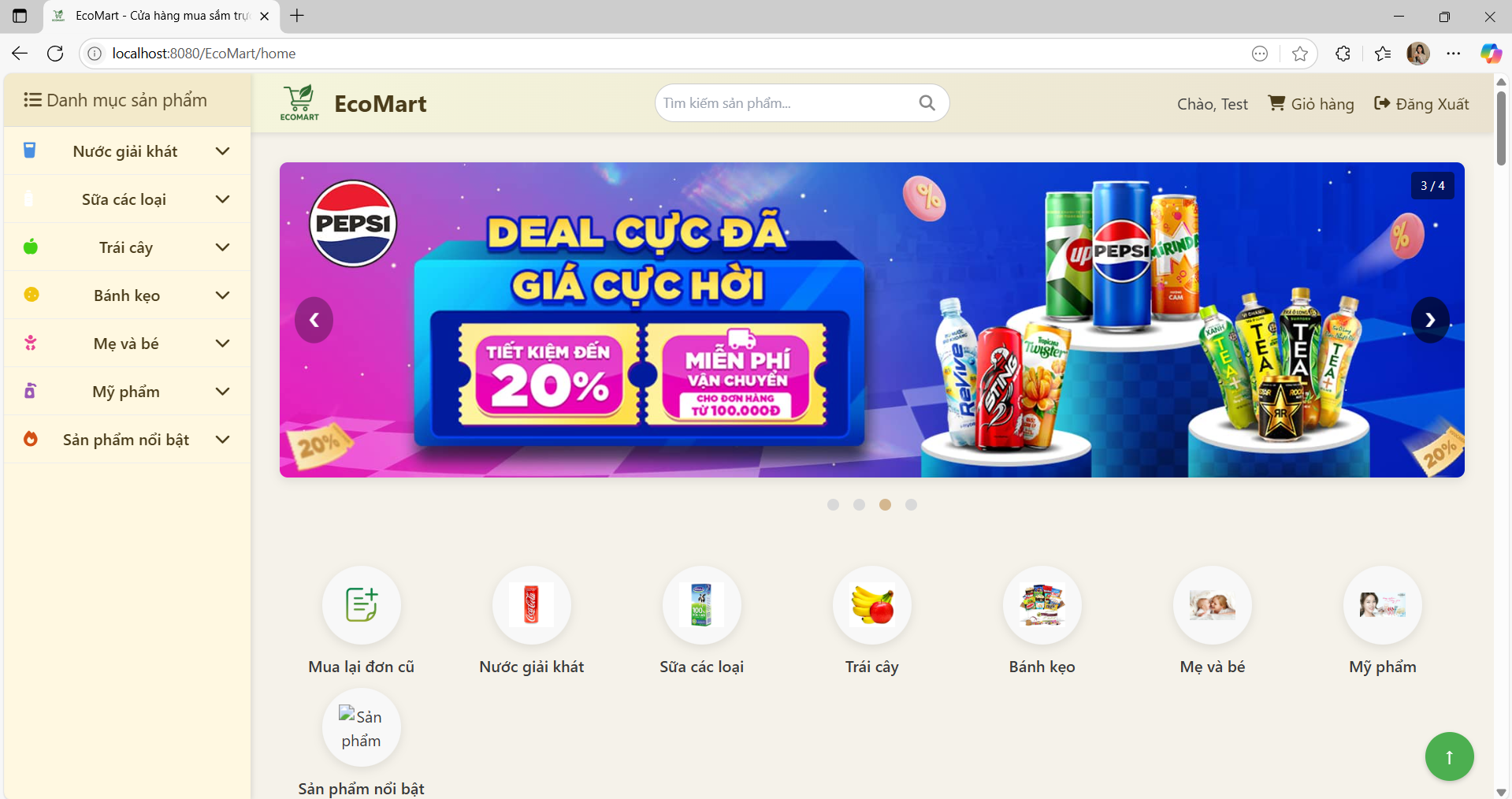 Convenience Store Website